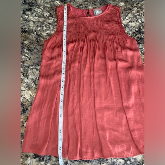 Anthropologie Dolan Left Coast Smocked Sleeveless Tank - Size XS - Picture 6 of 6